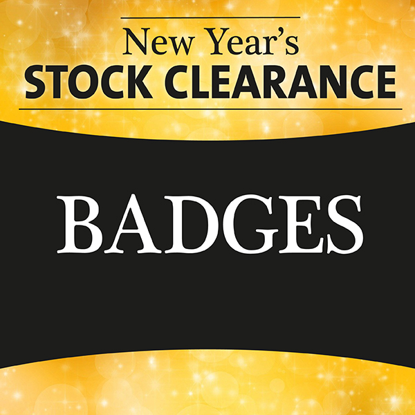 NEW YEAR'S BADGES